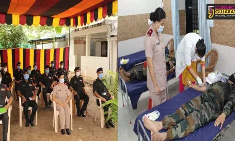 Indian Army organises blood donation camp at Vadodara Military station