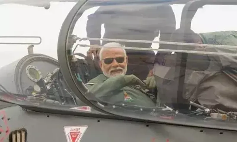 Giving a mega push to Make in India, PM Modi takes sortie on indigenous Tejas aircraft in Bengaluru