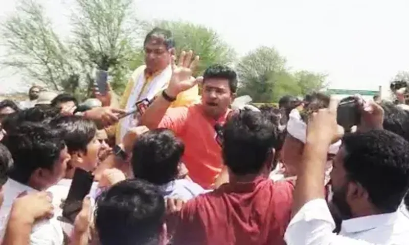 Tejasvi Surya, others stopped from visiting violence-hit Karauli in Rajasthan