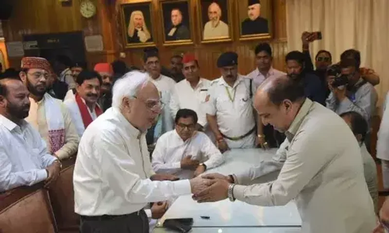 Kapil Sibal quits congress, files nomination for Rajya Sabha elections as SP candidate