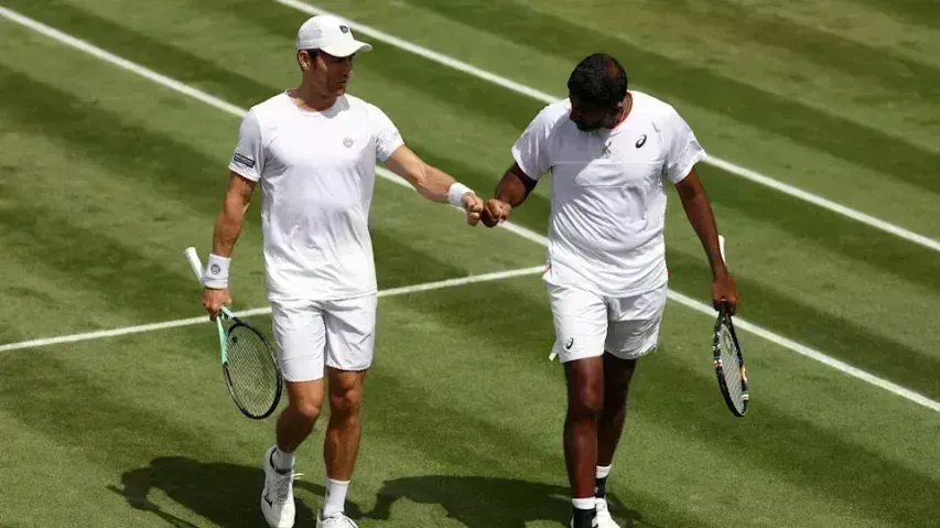 Tennis, India's Rohan Bopanna & his Australian partner Matthew Ebden enter Men’s Doubles semi-finals of Wimbledon