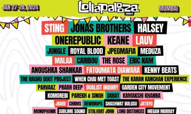 Lollapalooza 2024 line-up includes Sting, The Jonas Brothers