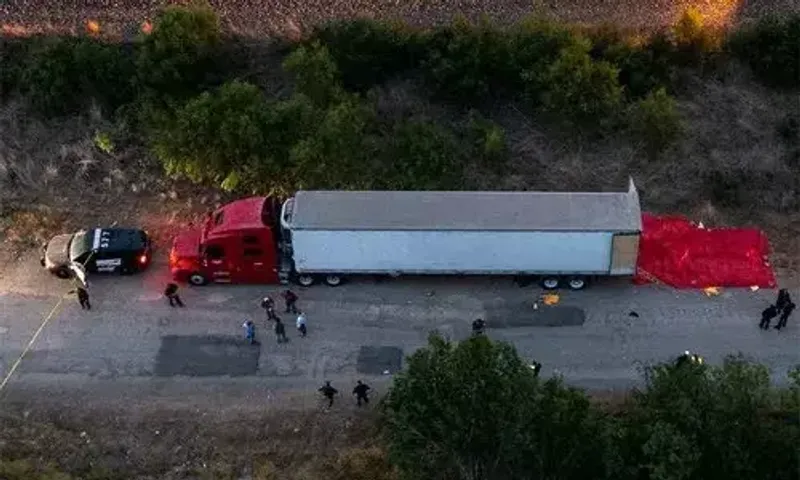 Over 40 found dead in truck outskirts of Texas