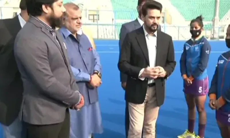Sports Minister Anurag Thakur launches 1st edition of Khelo India U-21 Women's Hockey League