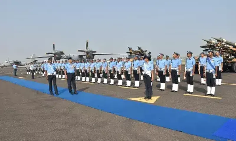 Air Marshal Vikram Singh, Air Officer Commanding-in-Chief, South Western Air Command visited Air Force Station Vadodara