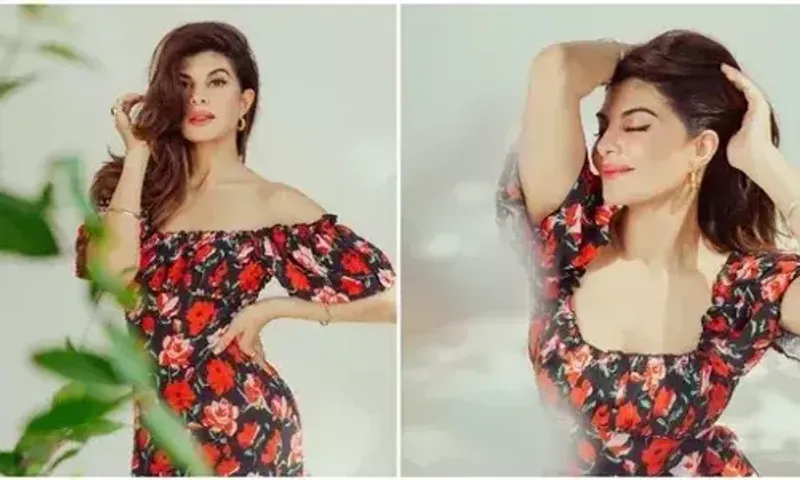 Jacqueline Fernandez gets her summer vibe on point in Rs.5k midi dress