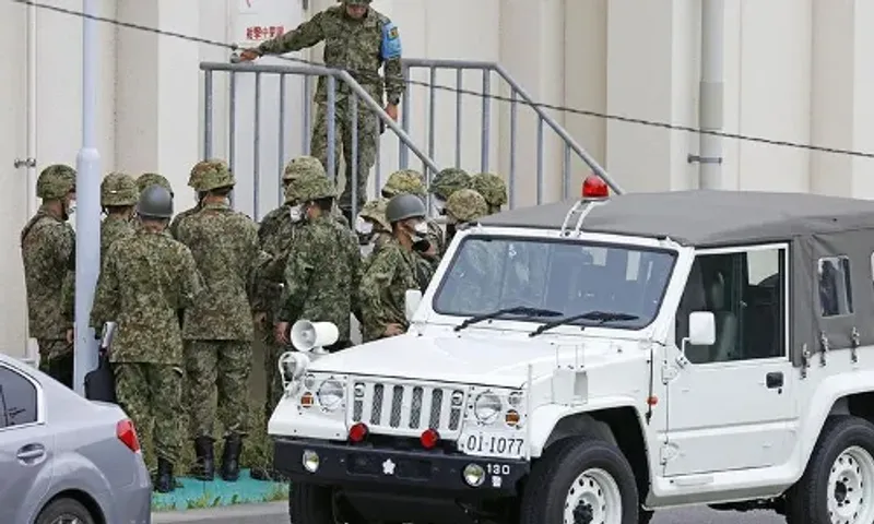 18-year-old trainee shoots 3 soldiers at firing range on Japanese army base, killing 2