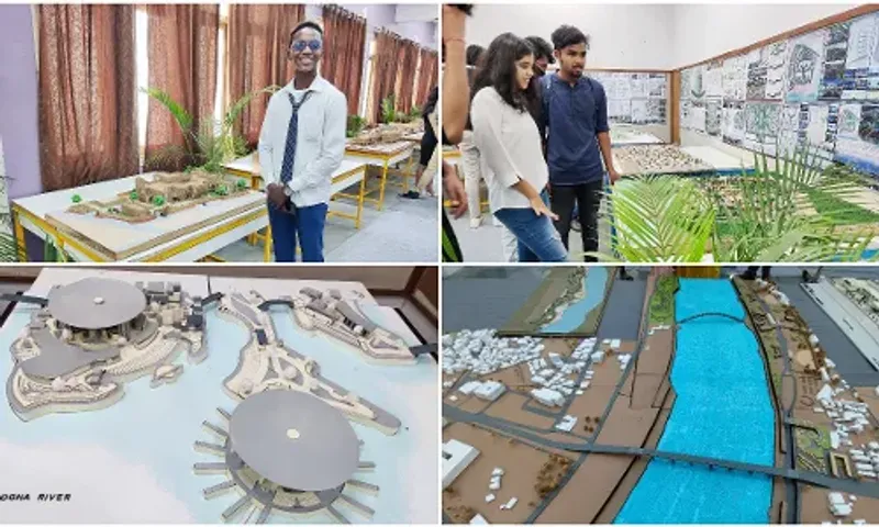 Parul University holds a unique display of art and creativity on World Architecture Day