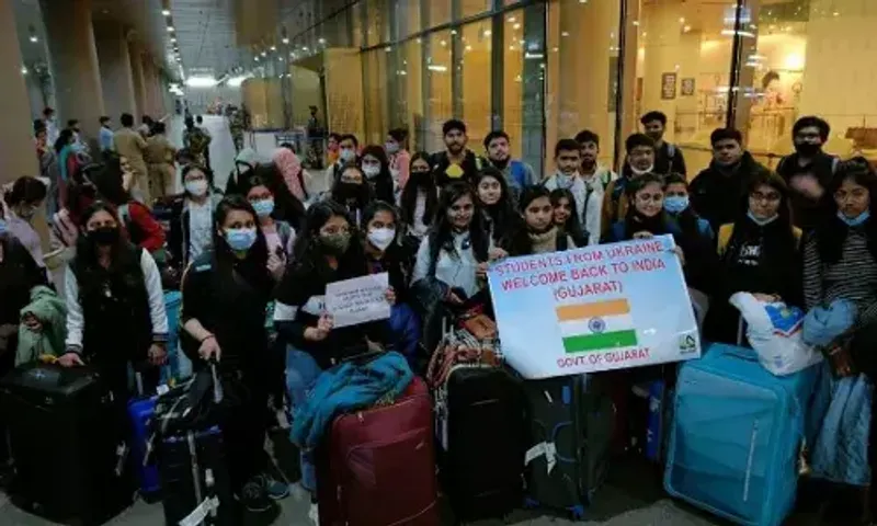 Many Gujarat students stranded in Ukraine, some head home