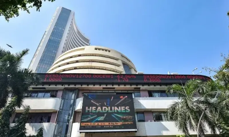 Sensex down 400 pts, Nifty around 17,000