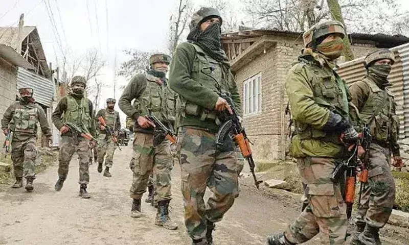 Three terrorists gunned down by security forces in J&K