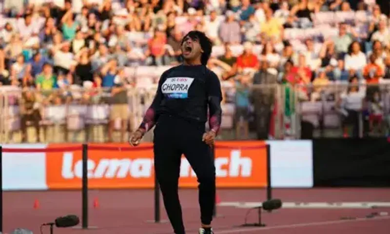 Neeraj Chopra back with a BANG! Throws 89.08m on return from injury to finish 1st at Lausanne Diamond League