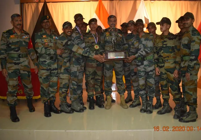 Indian Army Scout Master competition conducted at Jaisalmer