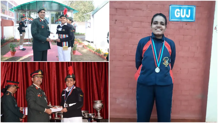 MSU cadet Pooja Yadav attended NCC Republic Day Camp at New Delhi