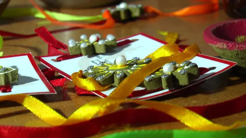 Vedic rakhis made from cow dung gives Vadodara a safe option to celebrate Rakshabandhan