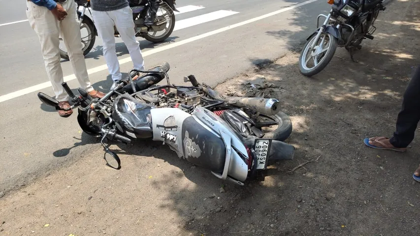 Two youths died after knocked down by a car at Kapurai bridge near Vadodara