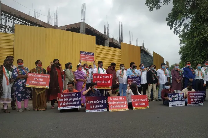 Vadodara Congress demand to postpone the JEE and NEET exams till proper arrangements made