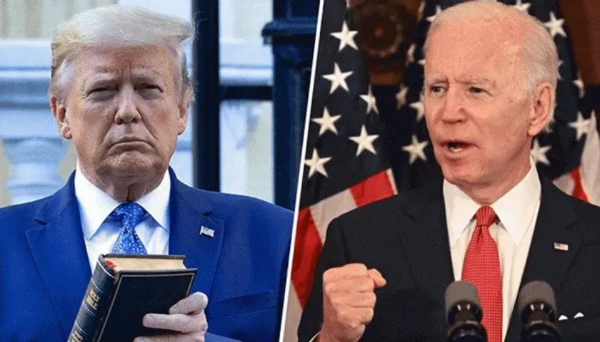 Close fight in Florida as Donald Trump wins 19 states and 18 for Joe Biden