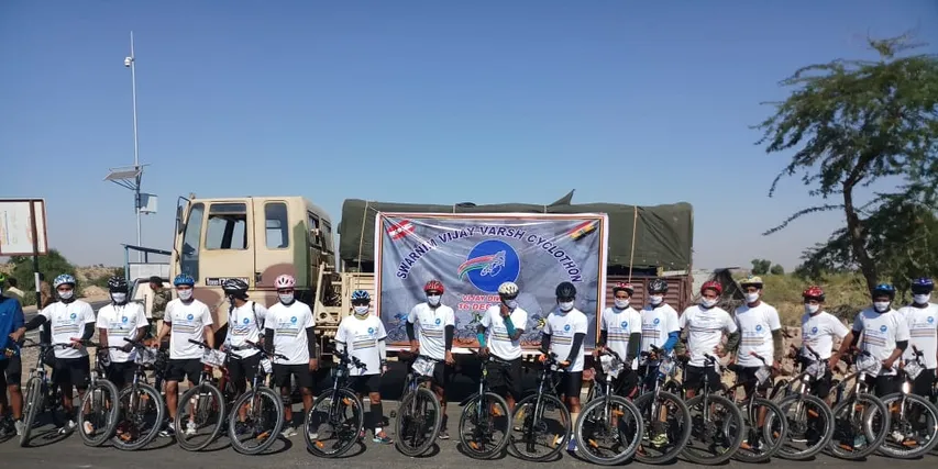 Fourth leg of Swarnim Vijay Varsh 1971 cyclothon flagged off on Sunday