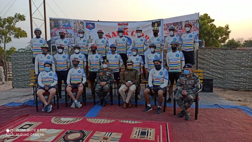 Second leg of Swarnim Vijay Varsh 1971 Cyclothon expedition