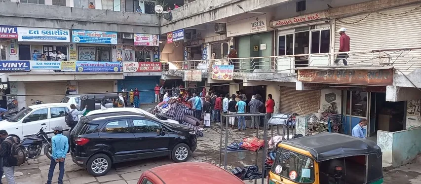 Fire inside mattress centre in Vadodara