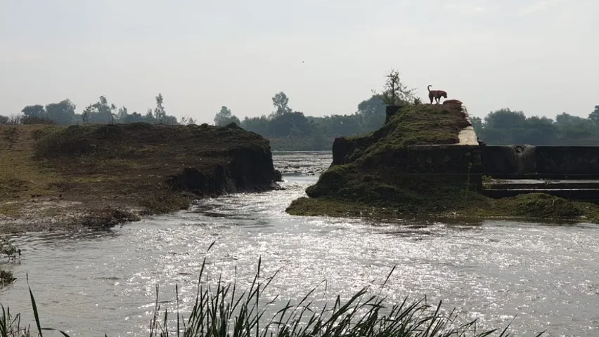 Kandewar village lake burst cause extensive damage to standing crops