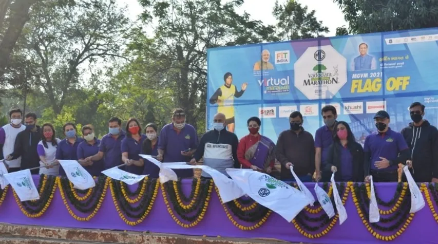 MGVM Virtual Marathon 2021 flagged off virtually by CM of Gujarat Vijay Rupani