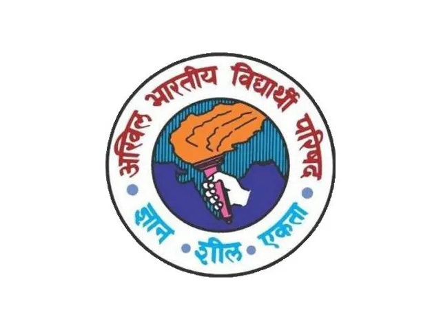 ABVP burst crackers in a unique protest towards their demand for 50% reduction in syllabus