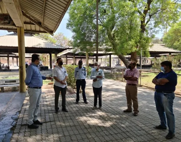 OSD Dr. Vinod Rao visited various crematoriums in Vadodara