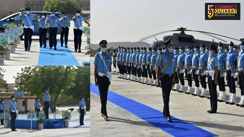 Air Marshal SK Ghotia visit Bhuj Air Force station