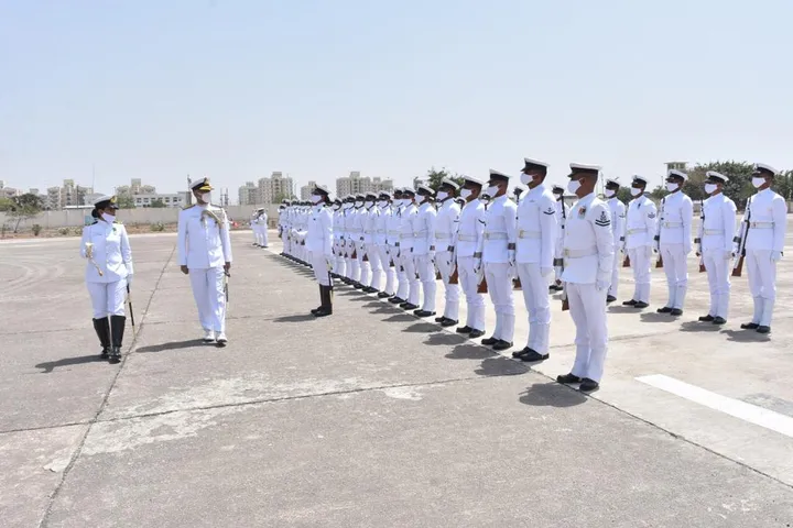 Vice Admiral R Hari Kumar visited Gujarat Naval Area