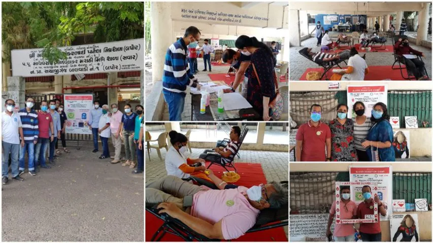 30 units of blood was collected by Boond Thalassemia Foundation to help such patients and others in need