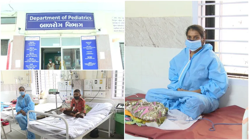 Pediatrics Department of Sayaji Hospital continues the medical miracle tradition of treating corona