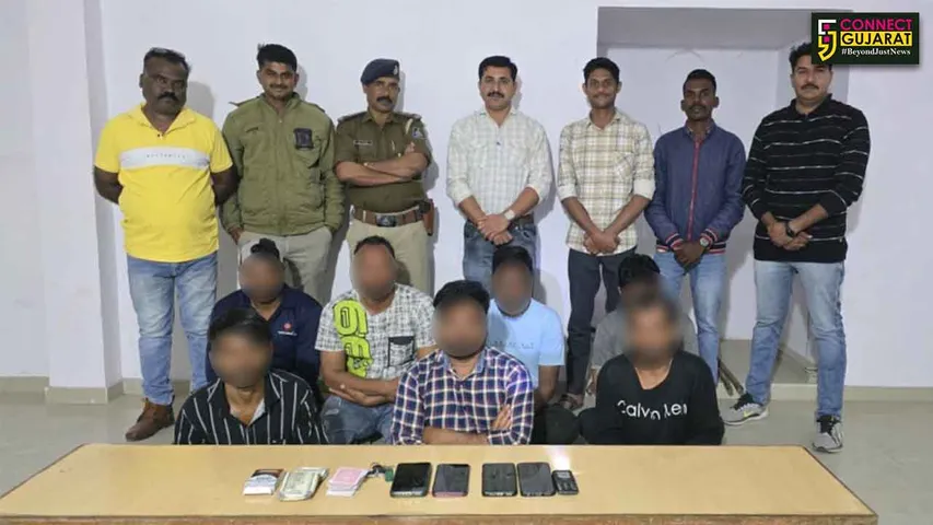 jambusar Police Gamblers Arrest