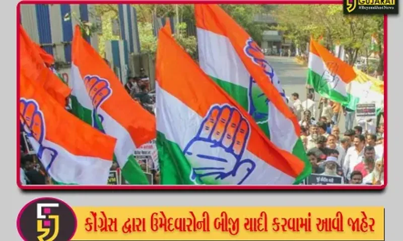 કોંગ્રેસે ગુજરાતના 7 ઉમેદવારો જાહેર કર્યા: ગેનીબેન, લલીત વસોયા, અનંત પટેલને મળી ટિકિટ