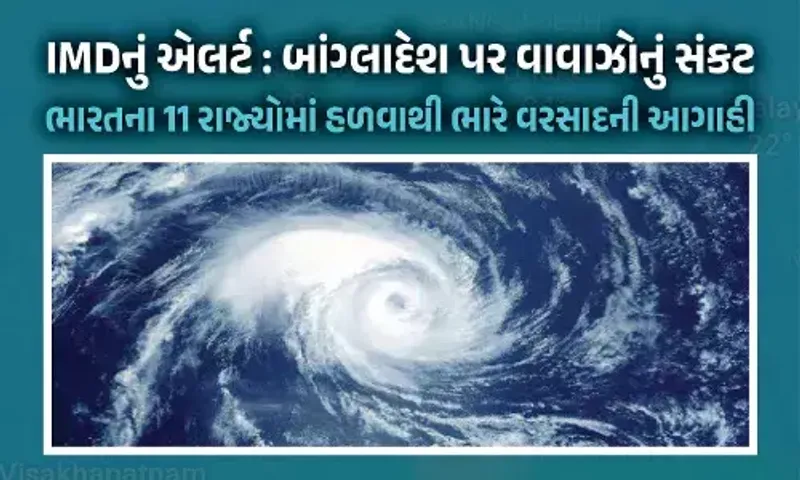 બંગાળની ખાડી પર વાવાઝોડાનું સંકટ, બાંગ્લાદેશ દરિયાકાંઠે ટકરાવાની સંભાવના….