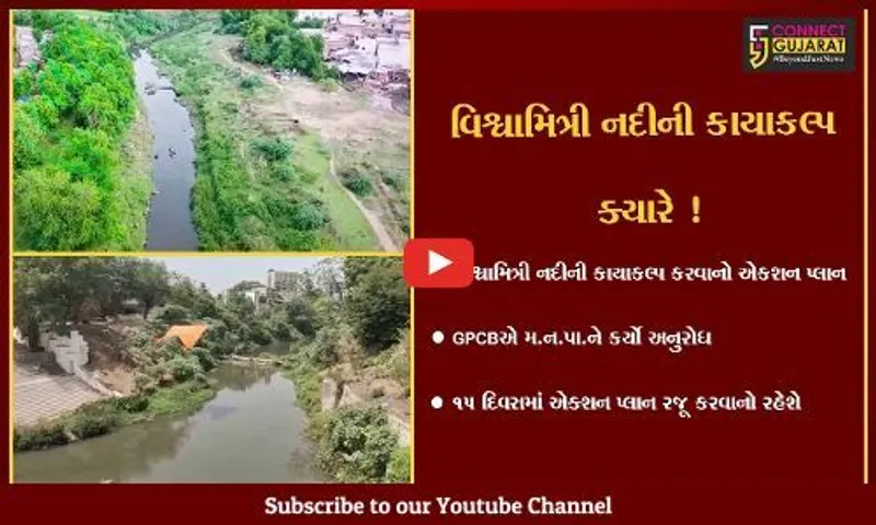 વડોદરા: વિશ્વામિત્રી નદીની કાયાકલ્પ કરવાનો એક્શન પ્લાન 15 દિવસમાં સુપ્રત કરવા GPCBનો મ.ન.પા.ને અનુરોધ