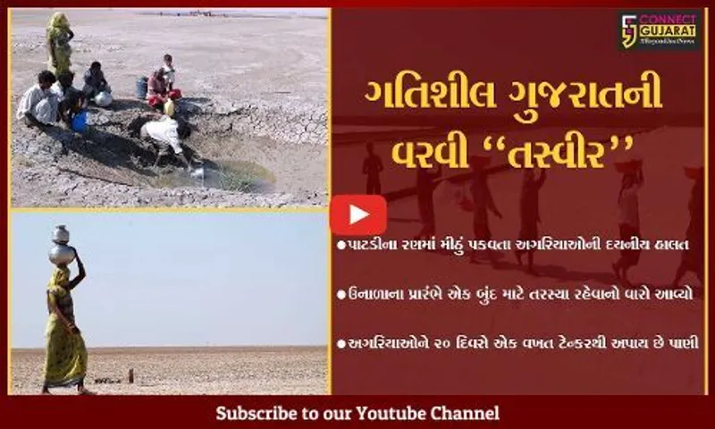 સુરેન્દ્રનગર : આગ ઓકતી ગરમીમાં અગરિયાઓને તરસ્યા રહેવાનો વારો, 20 દિવસે મળે છે પીવાનું પાણી...