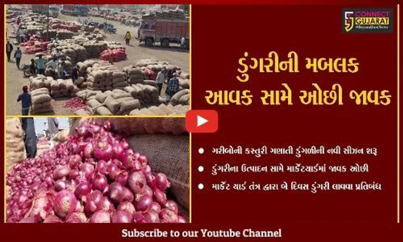 ભાવનગર : ડુંગરીના મબલક ઉત્પાદન સામે માર્કેટયાર્ડમાં જાવક ઓછી, તંત્ર દ્વારા ડુંગરી લાવવા પર પ્રતિબંધ