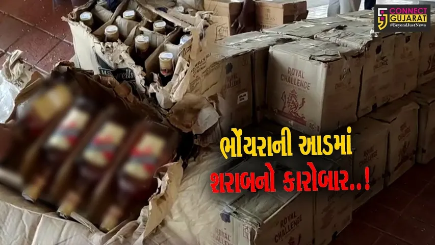 વડોદરા : ઓરડીમાં ભોંયરુંની આડમાંથી શરાબનો જથ્થો ઝડપાયો, જવાહરનગર પોલીસની કાર્યવાહી…