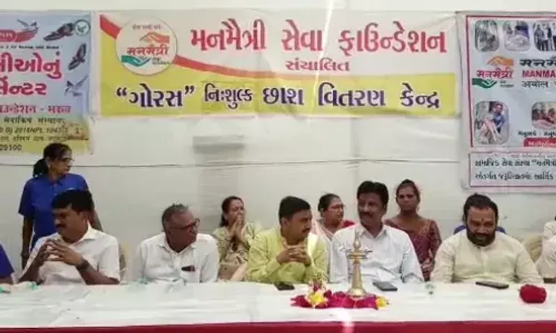 ભરૂચ: મનમૈત્રી સેવા ફાઉન્ડેશન દ્વારા નિઃશુલ્ક મસાલા છાશ વિતરણ સેવા-કેન્દ્રનો પ્રારંભ કરાયો