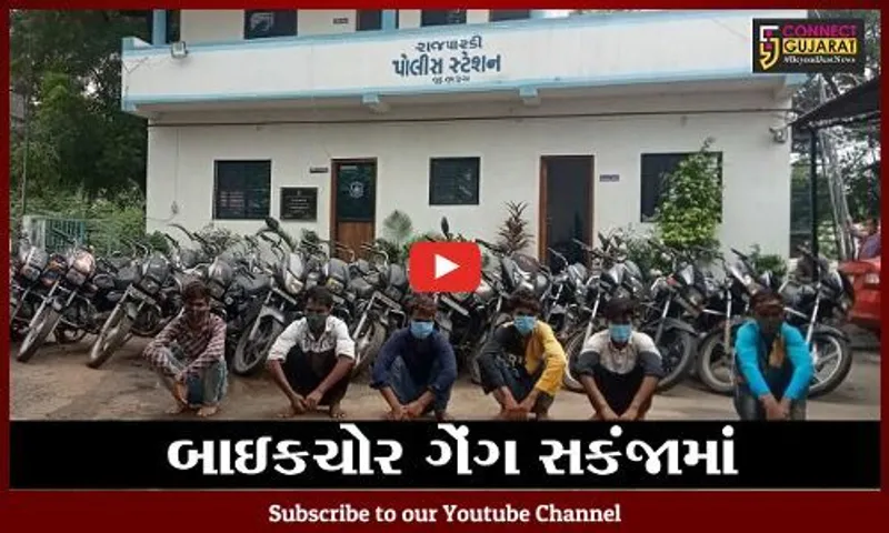 ભરૂચ : રાજપારડી પોલીસે છ રીઢા વાહનચોરોને ઝડપી પાડયાં, જંગલમાં છુપાવેલી 31 બાઇક મળી