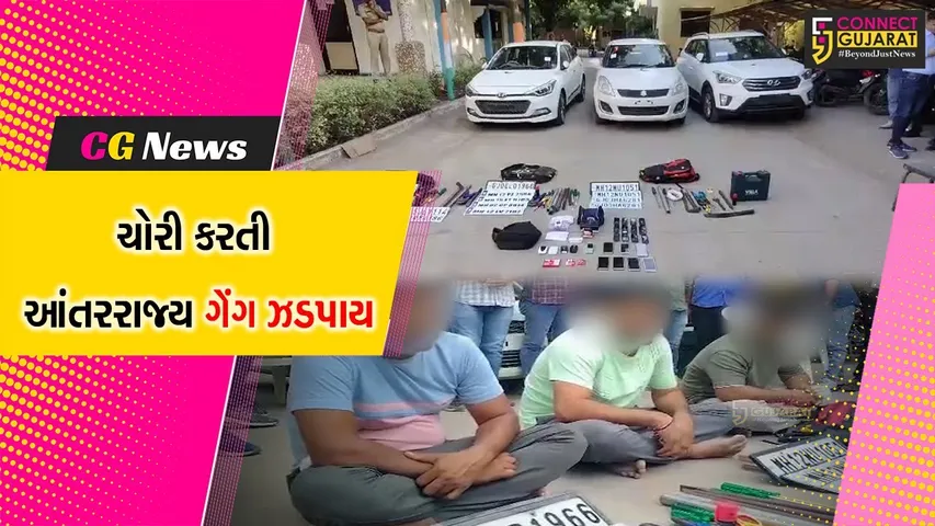 ભાવનગર:ક્રાઇમ બ્રાન્ચે ચોરી કરતી આંતરરાજ્ય ગેંગ ઝડપી પાડી,જુઓ કેવીરીતે ચોરીના ગુનાને આપતા હતા અંજામ