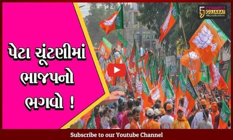 ગુજરાત:સ્થાનિક સ્વરાજ્યની સંસ્થાની ચૂંટણી બાદ પેટા ચૂંટણીમાં પણ ભાજપનો ભગવો કોંગ્રેસનો ફરી એકવાર રકાસ