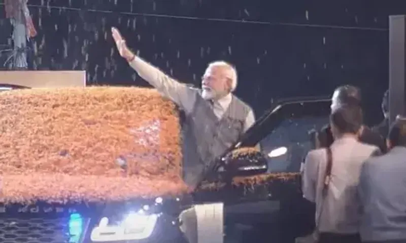 G20ના સફળ આયોજન પર ભાજપનો જશ્ન, મુખ્યાલયમાં PM મોદીનું થયું ભવ્ય સ્વાગત