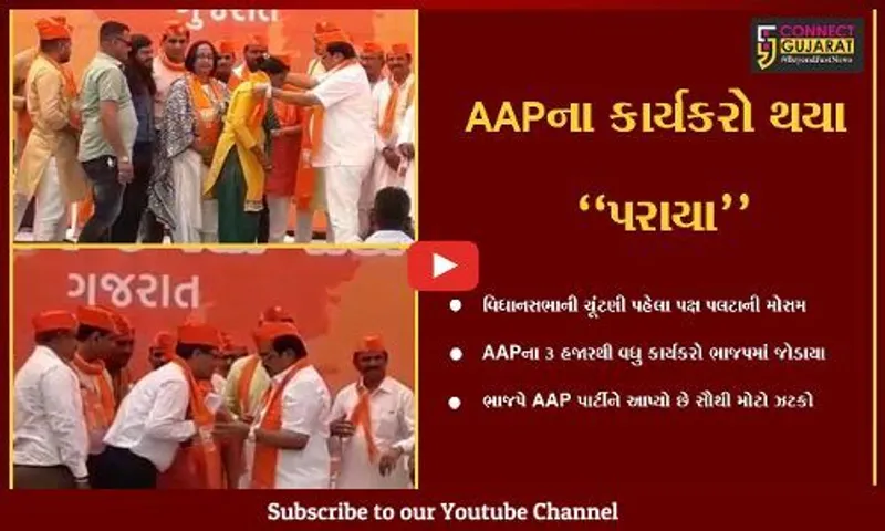 ગાંધીનગર : ભાજપે આપ્યો AAPને સૌથી મોટો ઝટકો, 3 હજારથી વધુ કાર્યકરો ભાજપમાં જોડાયા…