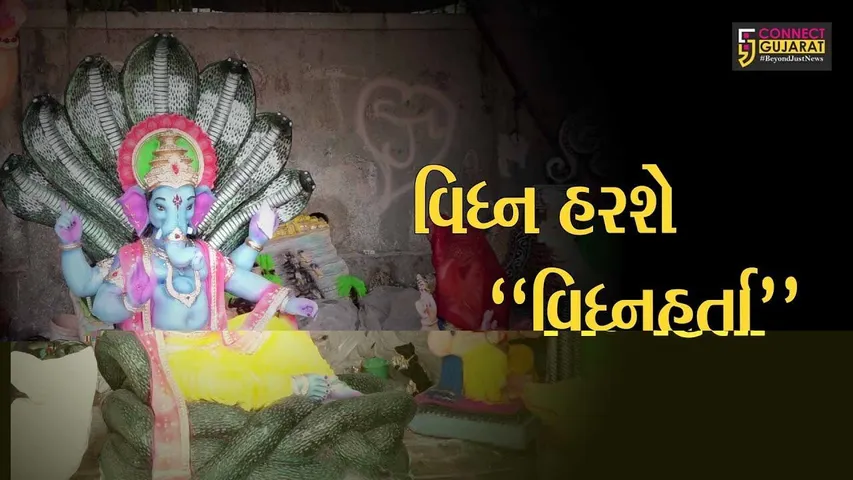 અમદાવાદ : "ગણપતિ બાપ્પા મોરિયા"ના નાદ સાથે વાતાવરણ ગુંજ્યું, ભક્તિમય માહોલમાં શ્રીજીનું સ્થાપન