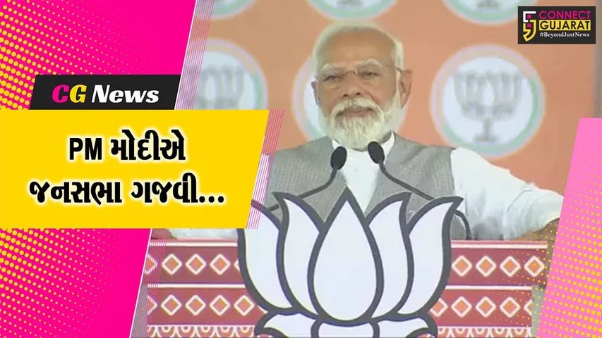 PM મોદીએ આણંદ, સુરેન્દ્રનગર અને જુનાગઢમાં જનસભાને સંબોધી, કોંગ્રેસ-AAP પર કર્યા શાબ્દિક પ્રહાર