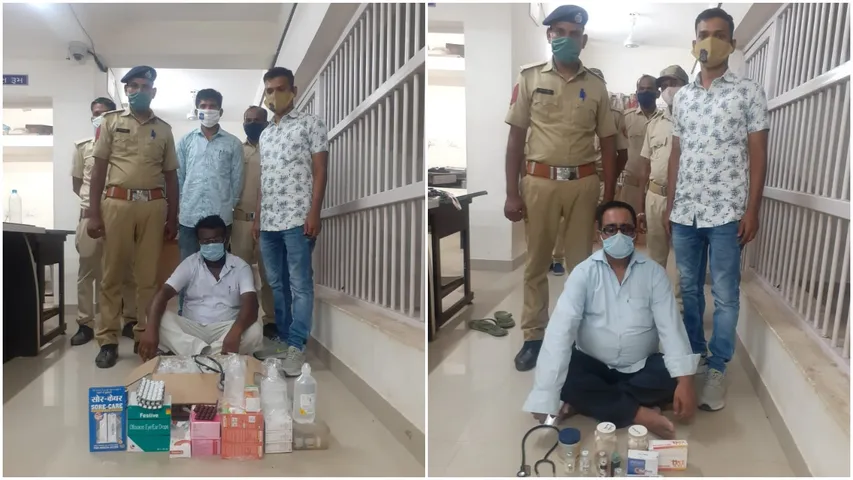 ભરૂચ : નેત્રંગ પોલીસના હાથે 2 બોગસ તબીબ ઝડપાયા, દવા સહિતનો મુદ્દામાલ જપ્ત કરાયો