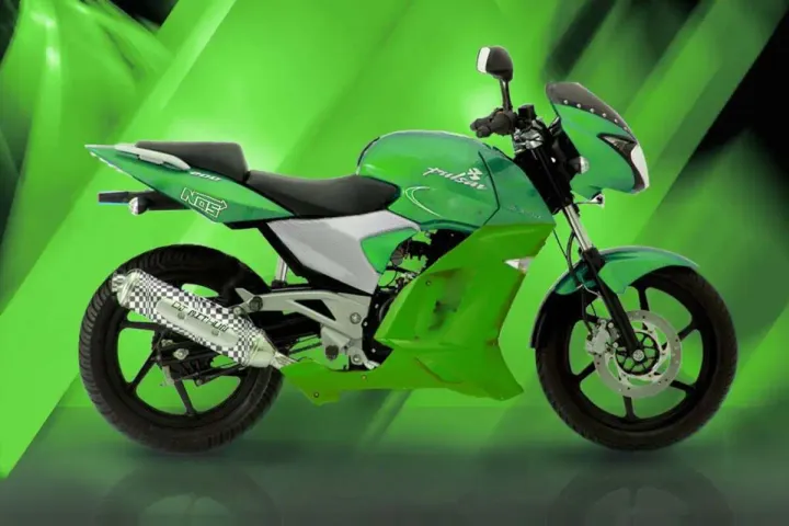 Bajaj pulsar electric bike hot sale